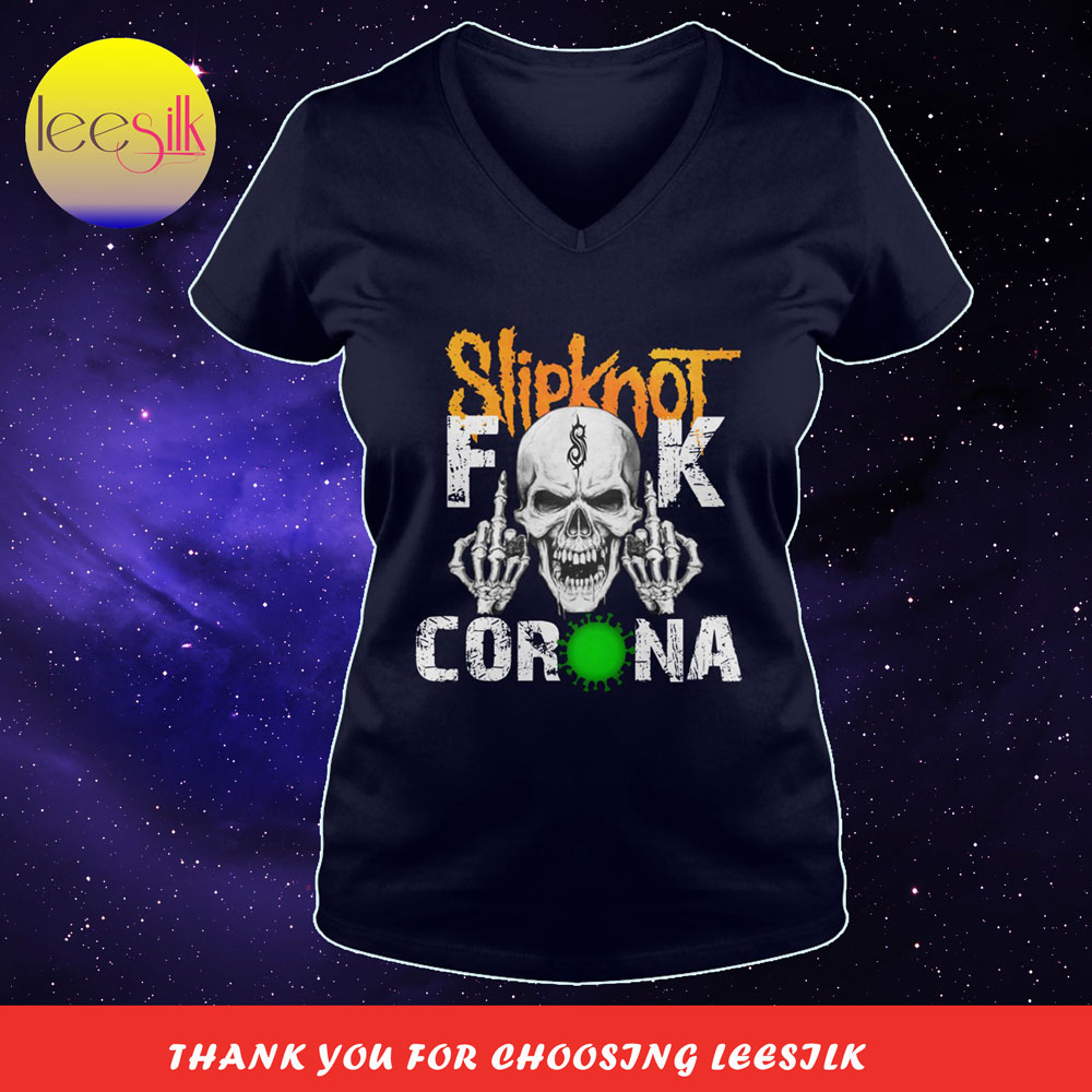 Slipknot-fuck-corona-v-neck-tee
