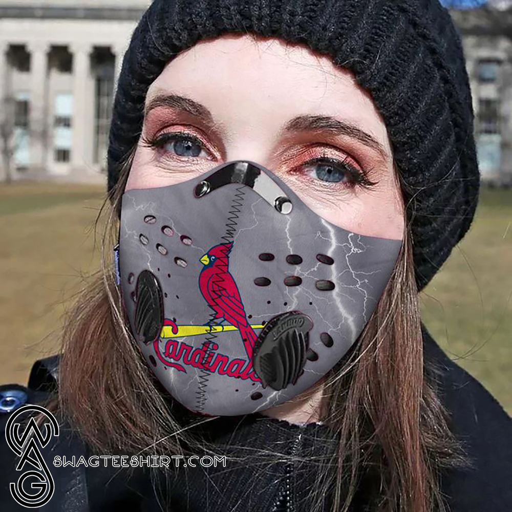 St louis cardinals carbon pm 2,5 face mask