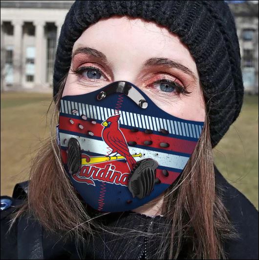 St. Louis Cardinals filter activated carbon face mask