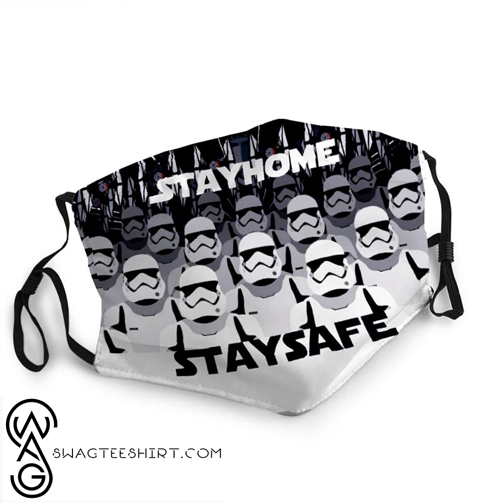 Star wars stormtrooper stay home stay safe anti-dust face mask