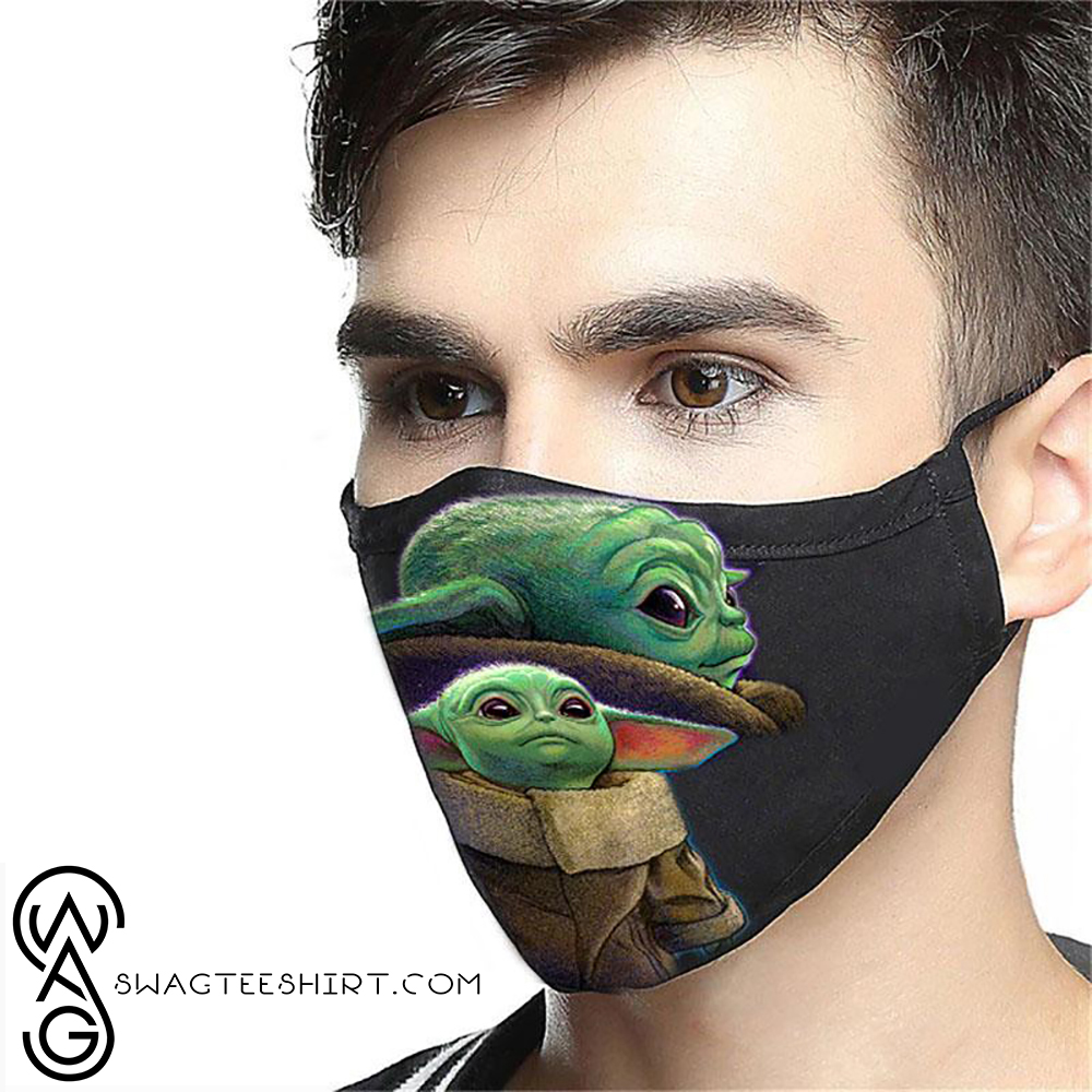 Star wars the mandalorian baby yoda anti-dust face mask