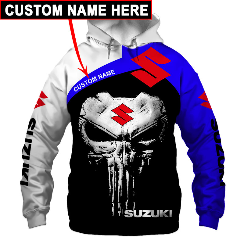 Suzuki custom name 3d hoodie