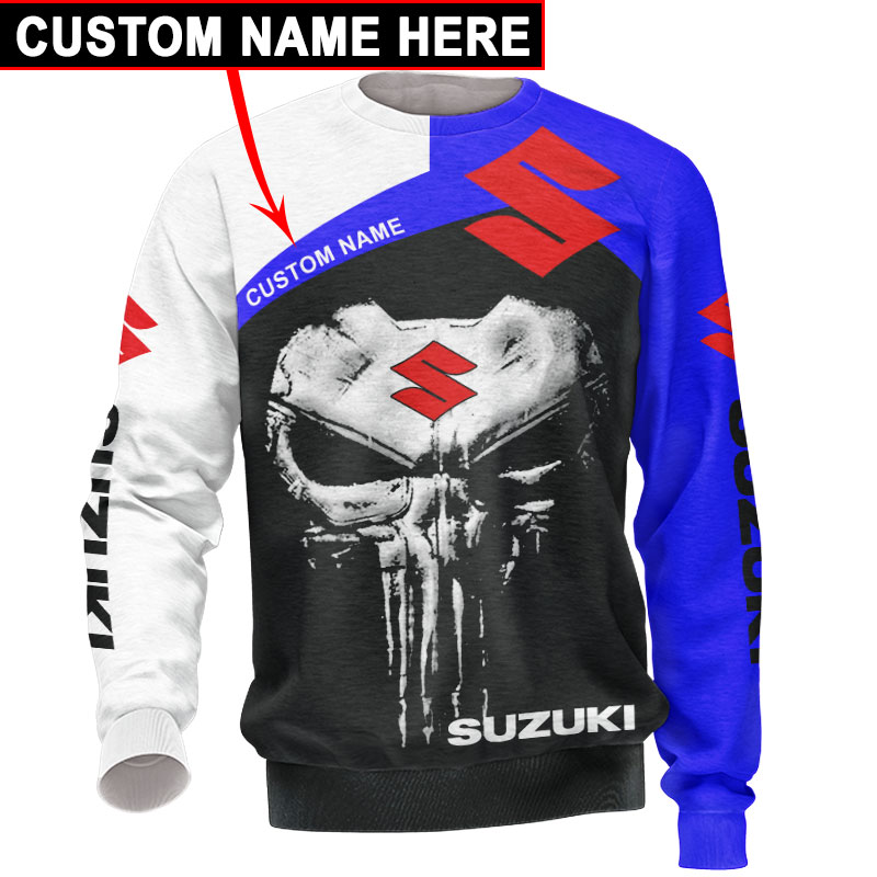 Suzuki custom name 3d hoodie3