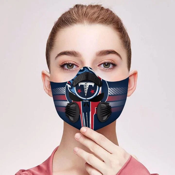 Tennessee Titans punisher skull filter face mask
