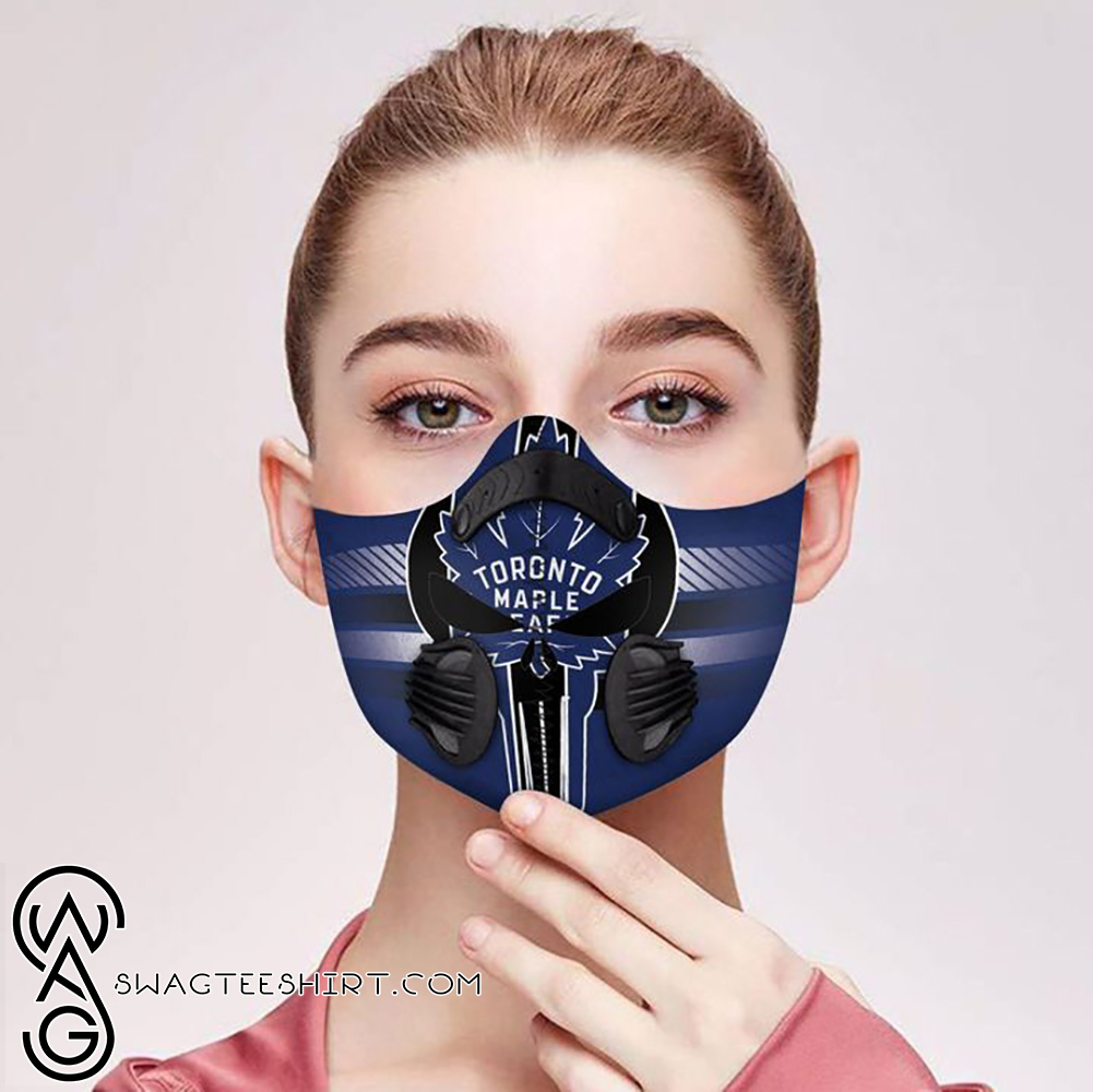 Toronto maple leafs filter activated carbon face mask