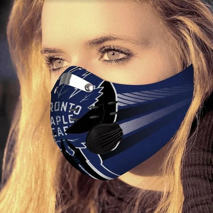 Toronto maple leafs punisher skull filter face mask - Pic 2