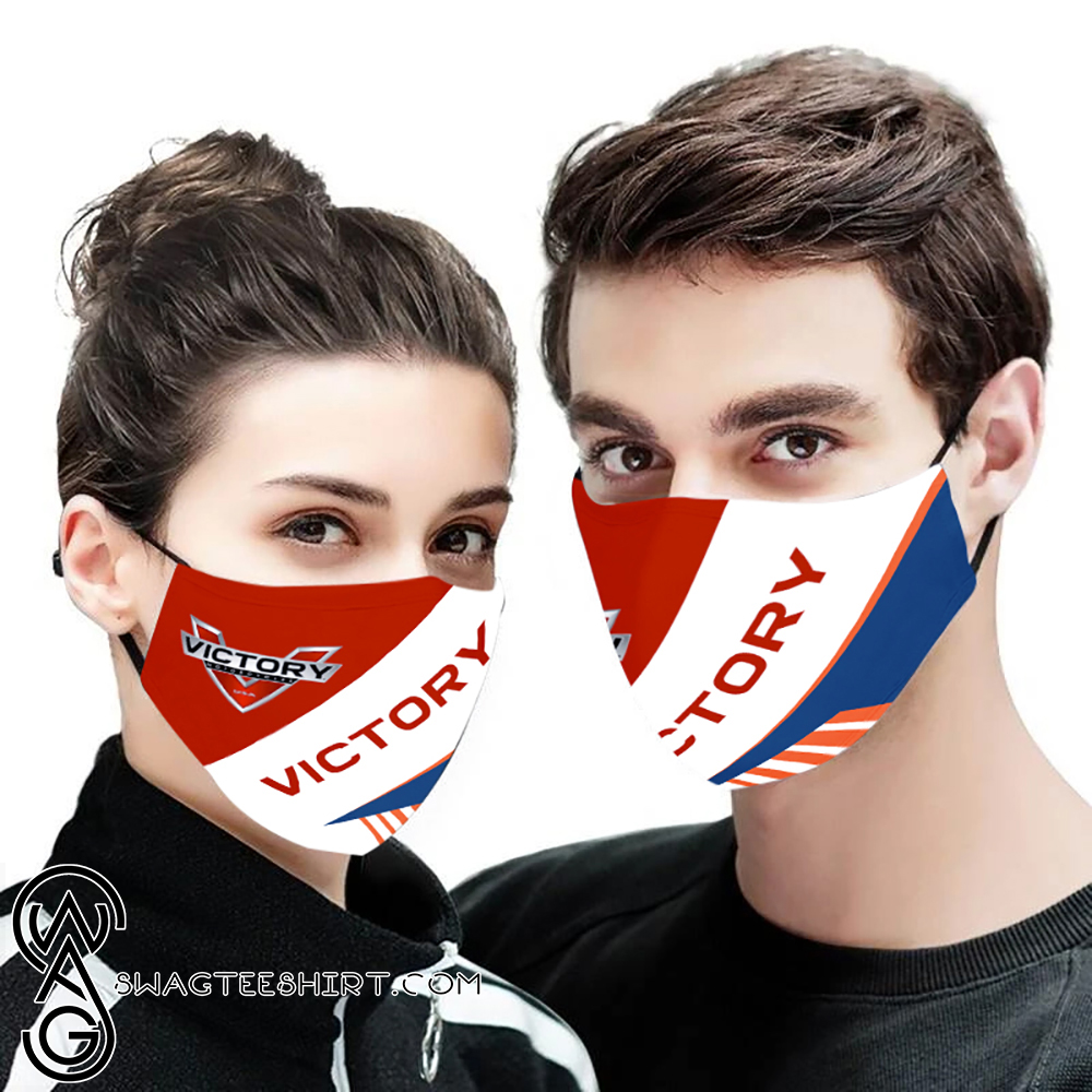 Victory logo all over printed face mask – maria