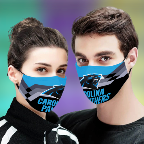 Carolina Panthers cloth fabric face mask - LIMITED EDITION
