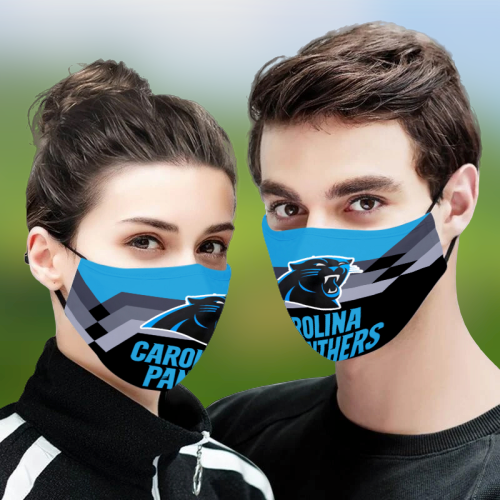 Carolina Panthers cloth fabric face mask - LIMITED EDITION