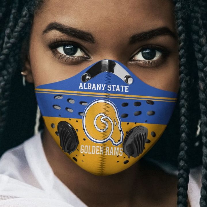 Albany State University Golden Rams 3d face mask – LIMITED EDITION