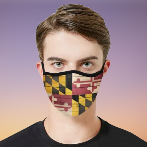Maryland Flag State Face Mask