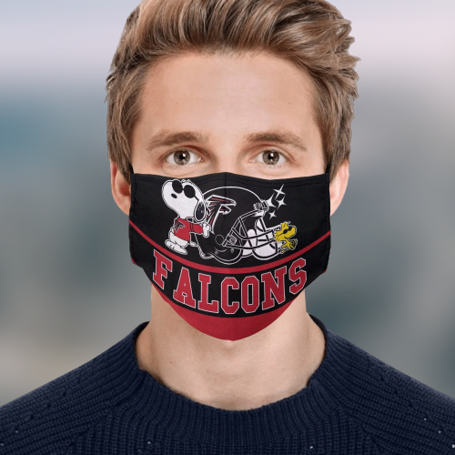 Snoopy Atlanta Falcons Face Mask
