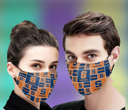 Syracuse Orange face mask