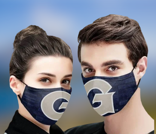 Georgetown Hoyas football face mask