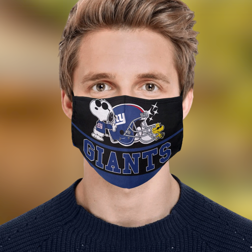 Snoopy New York Giants Face Mask