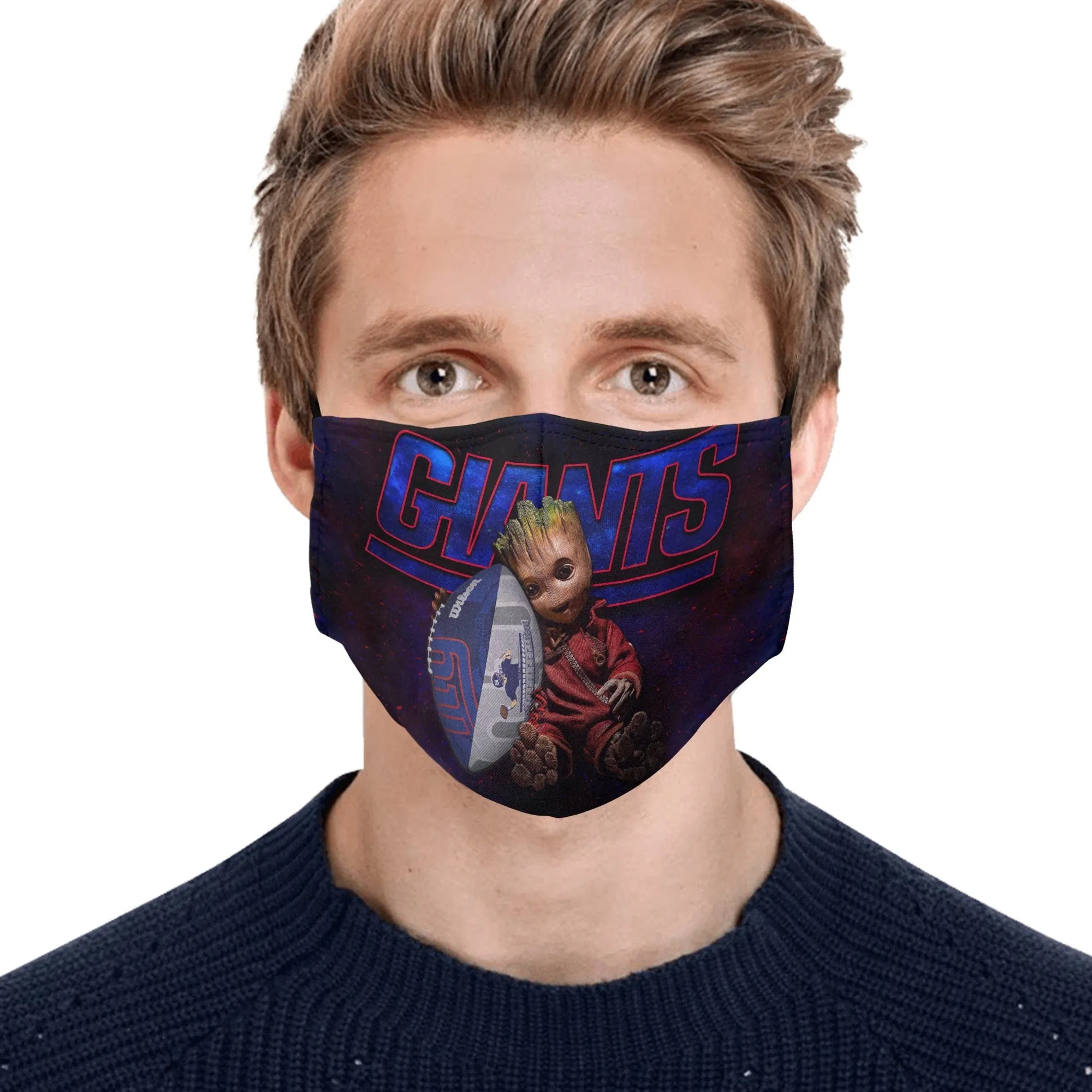 Baby Groot New York Giants Face Mask 2
