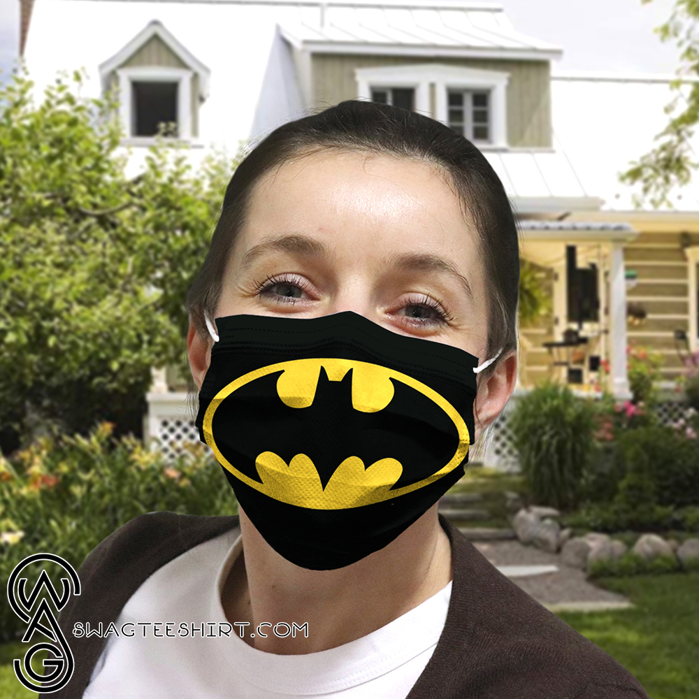 Batman logo anti-dust cotton face mask