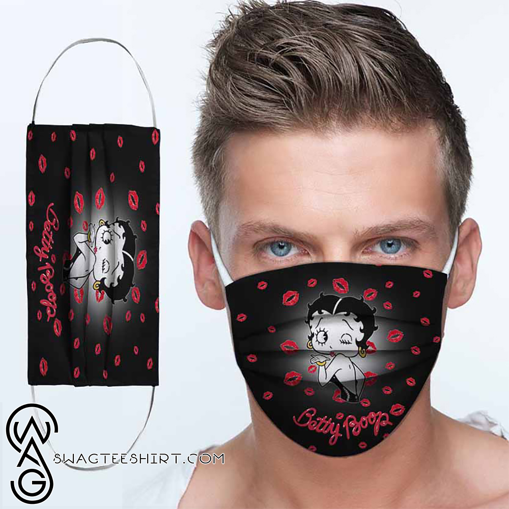 Betty boop anti-dust cotton face mask