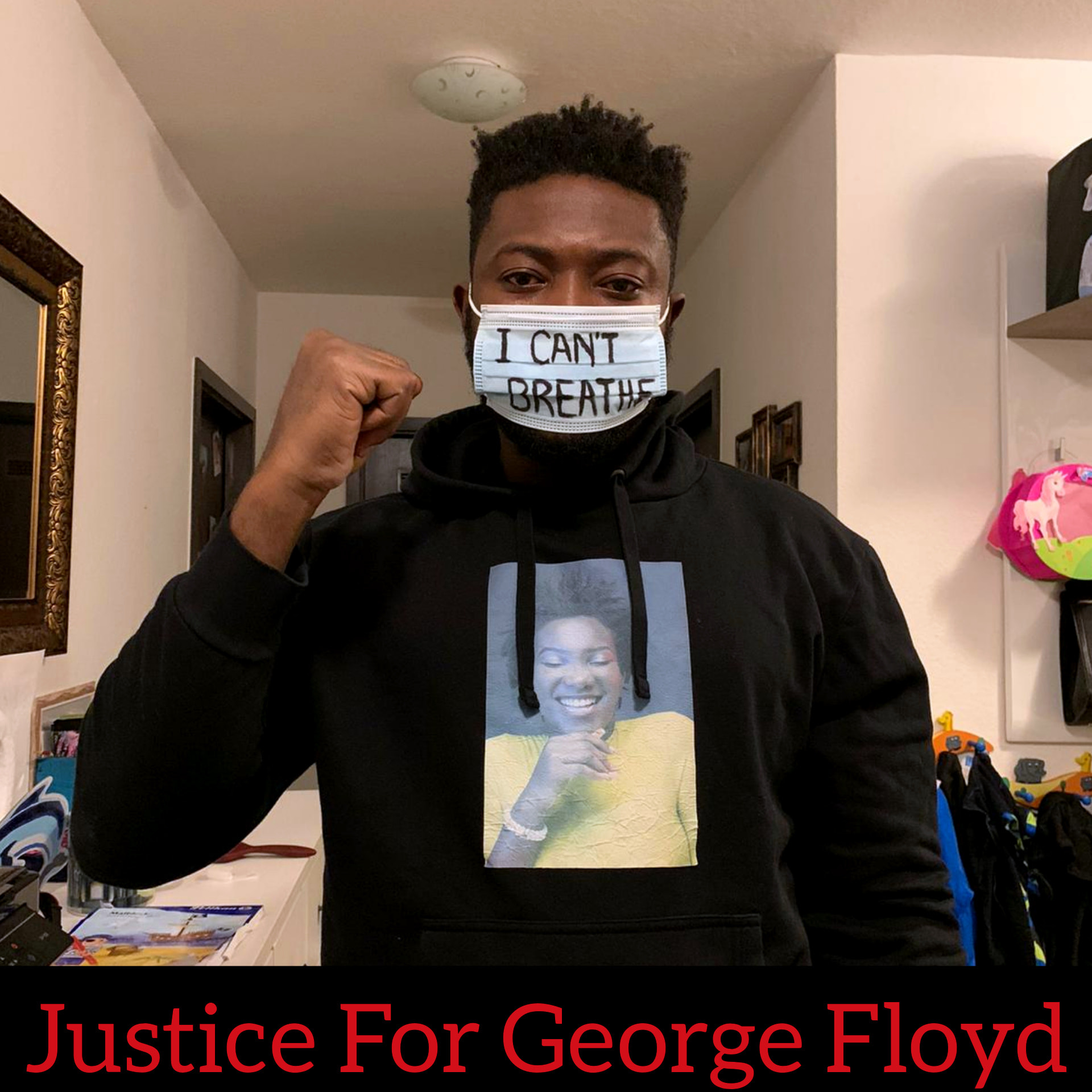 Black lives matter george floyd face mask