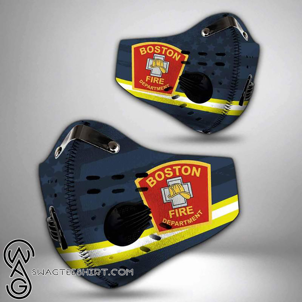 Boston fire department filter activated carbon face mask