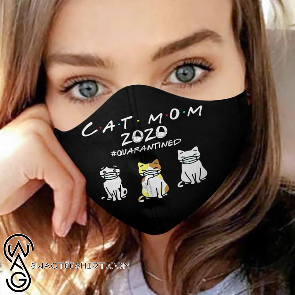 Cat mom 2020 quarantined mothers day anti-dust face mask