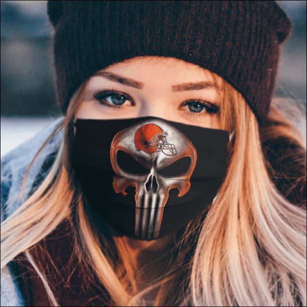 Cleveland Browns The Punisher face mask