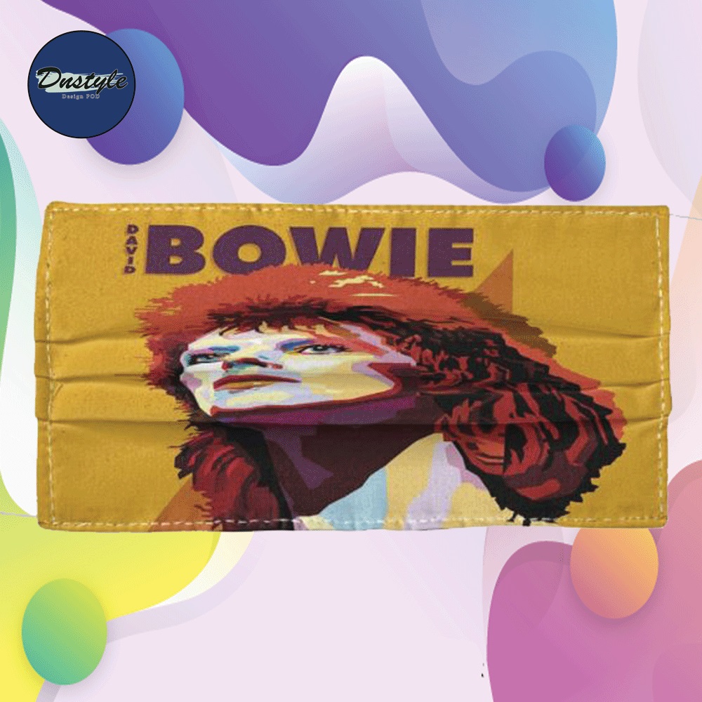 David Bowie cloth face mask