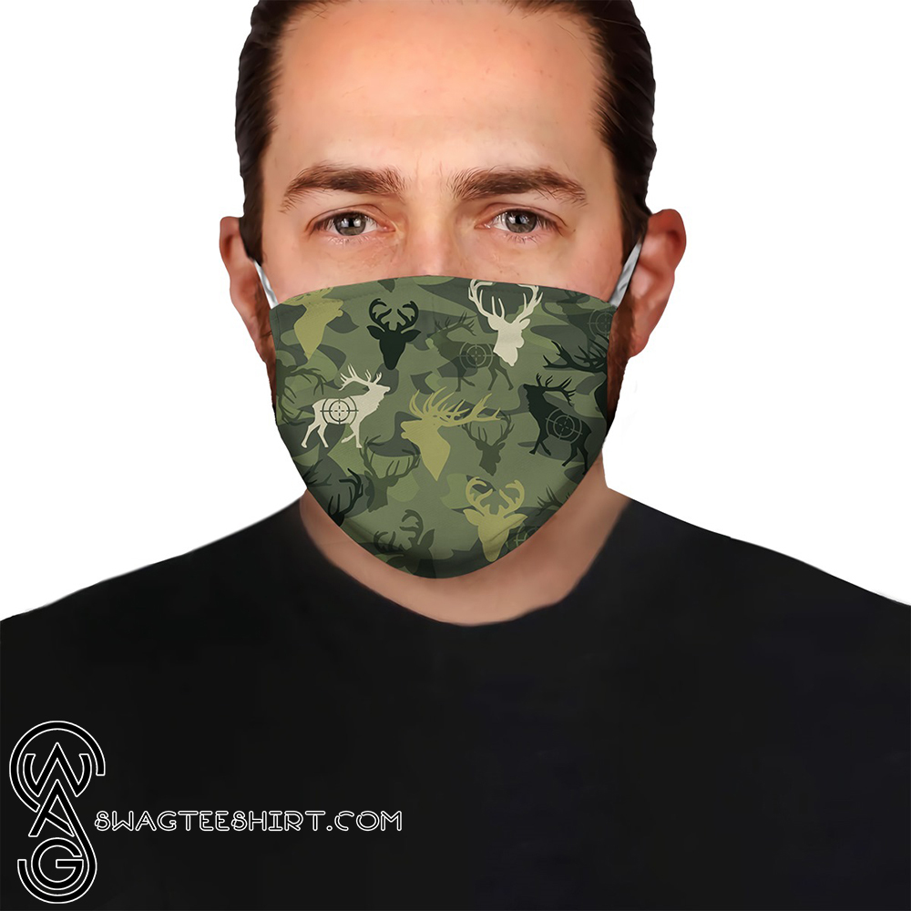 Deer hunting camo anti-dust cotton face mask