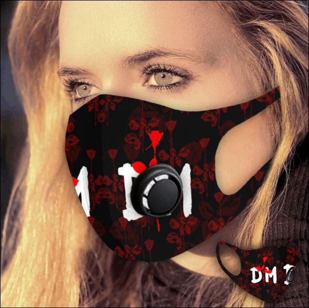 Depeche Mode filter activated carbon face mask