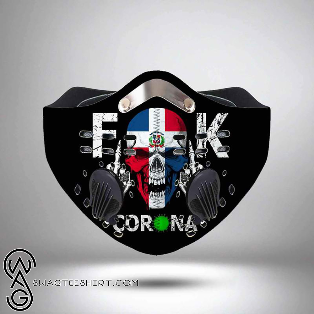 Dominican republic fuck coronavirus filter activated carbon face mask