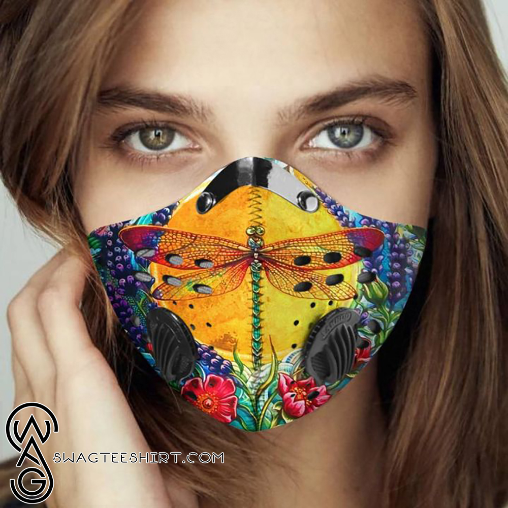 Dragonfly aesthetic filter activated carbon face mask
