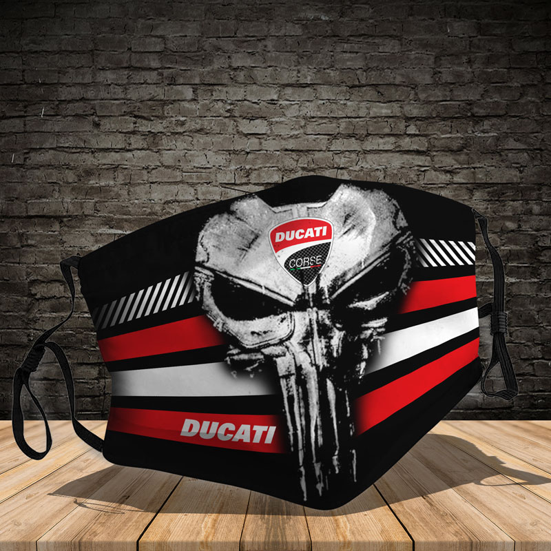 Ducati punisher skull face mask