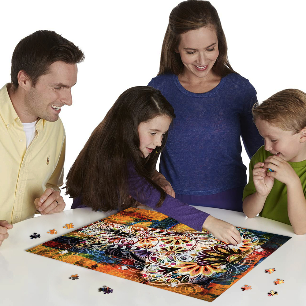 Elephant Mandala Jigsaw Puzzle 3