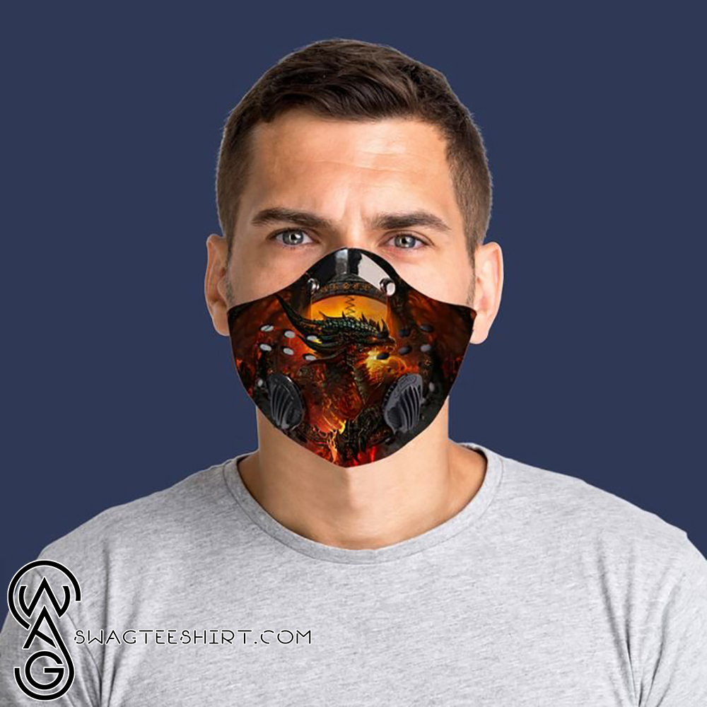 Fire dragon filter activated carbon face mask
