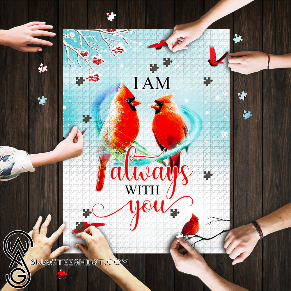 I am always with you red cardinal jigsaw puzzle – maria