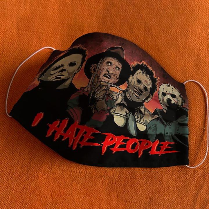 I hate people Freddy, Leatherface, Jason, Michael mask – TAGOTEE