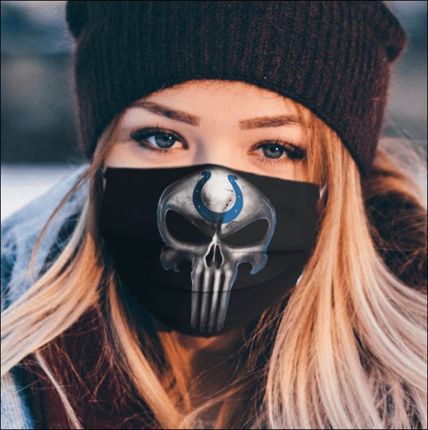 Indianapolis Colts The Punisher face mask
