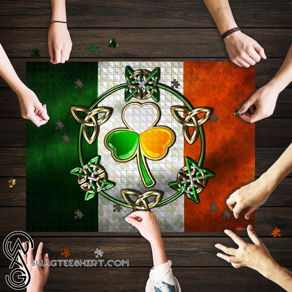 Irish flag st patrick’s day jigsaw puzzle – maria