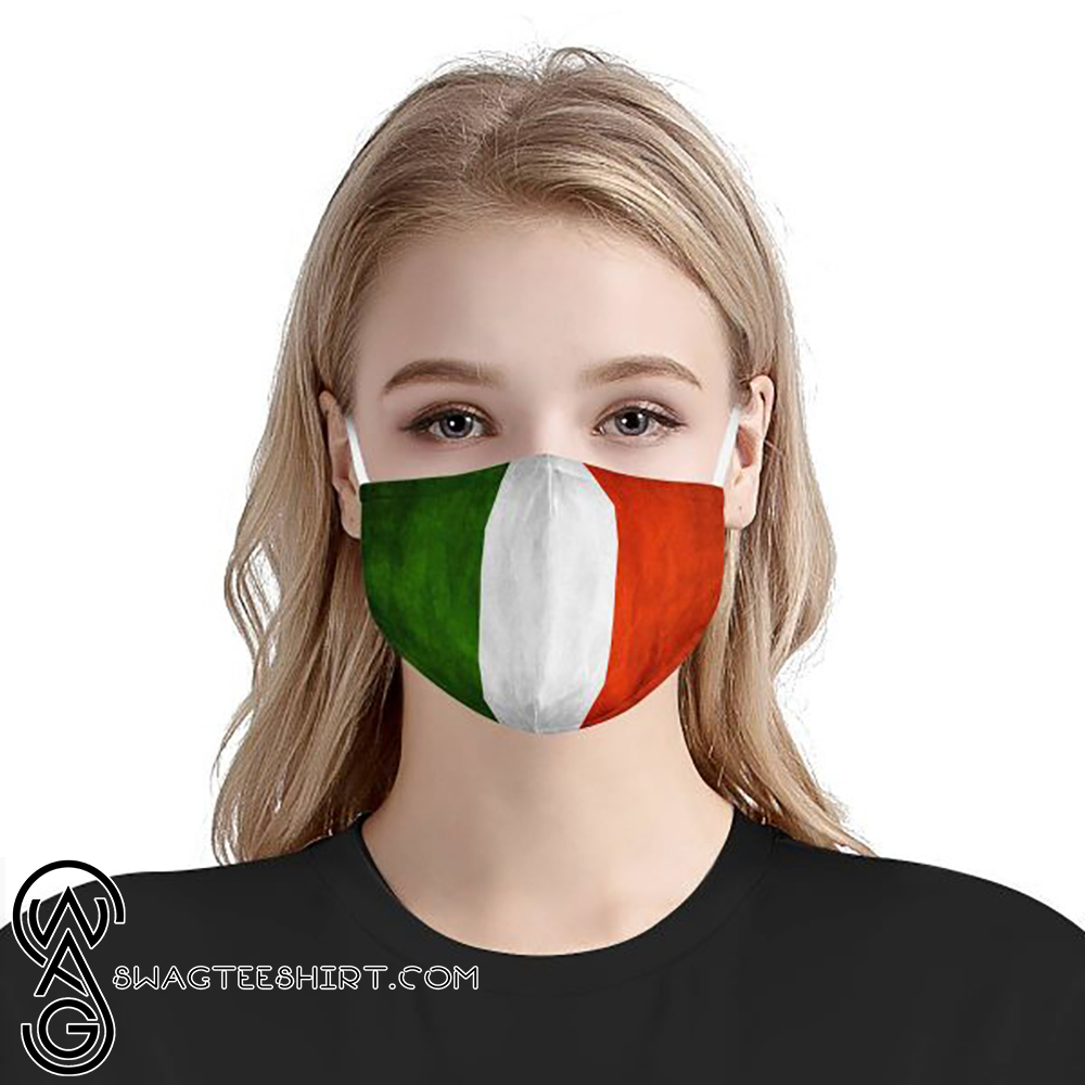 Italy flag full printing face mask – maria