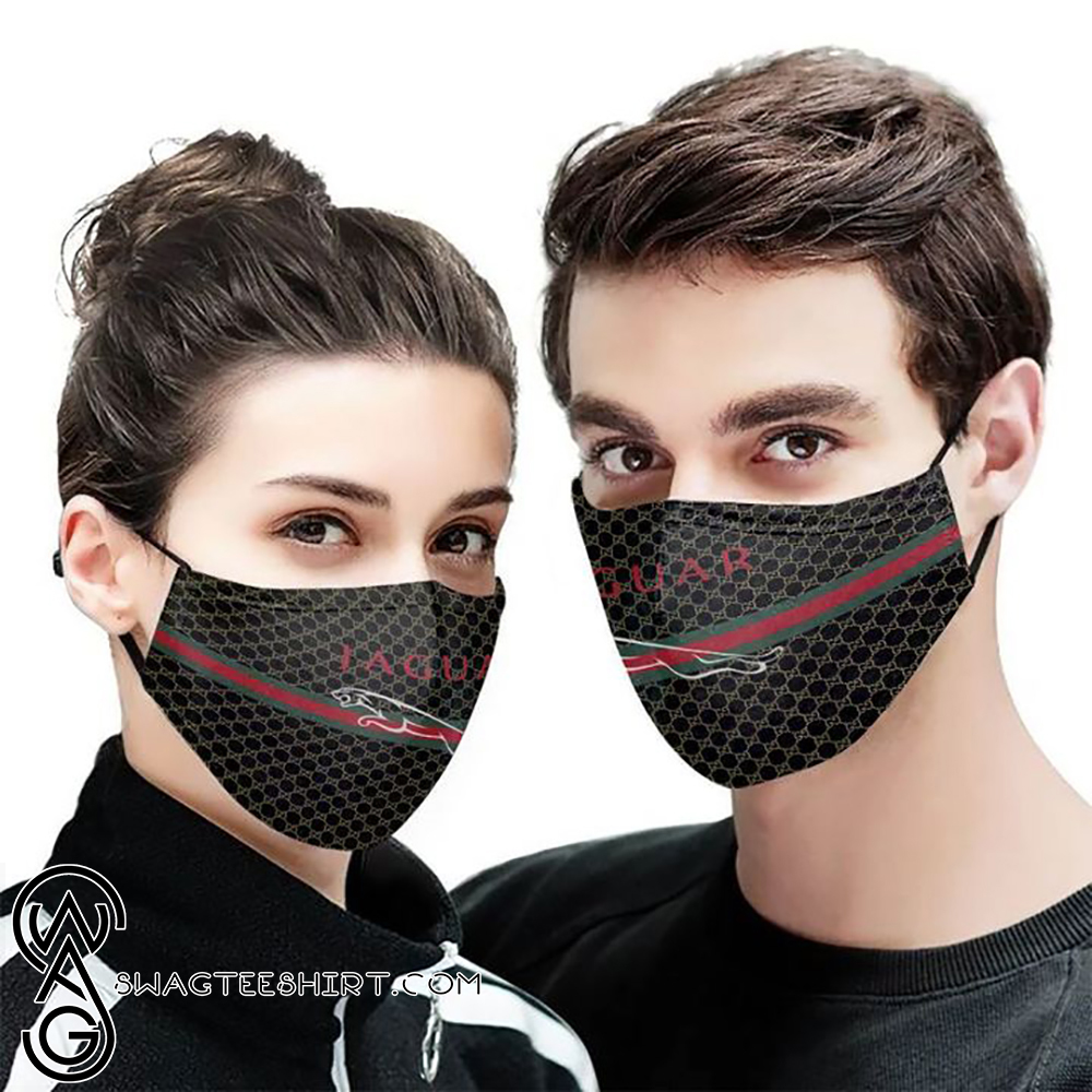 Jaguar symbol anti-dust cotton face mask
