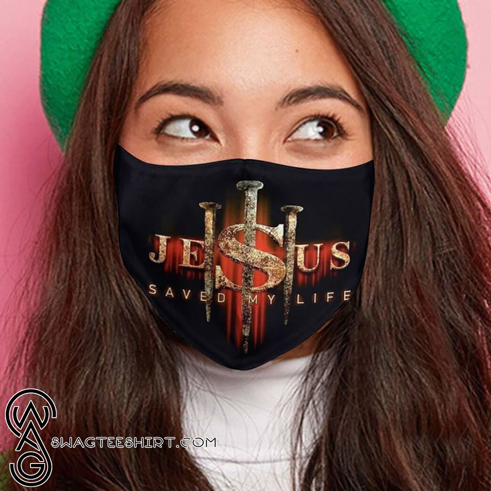 Jesus saved my life anti-dust cotton face mask
