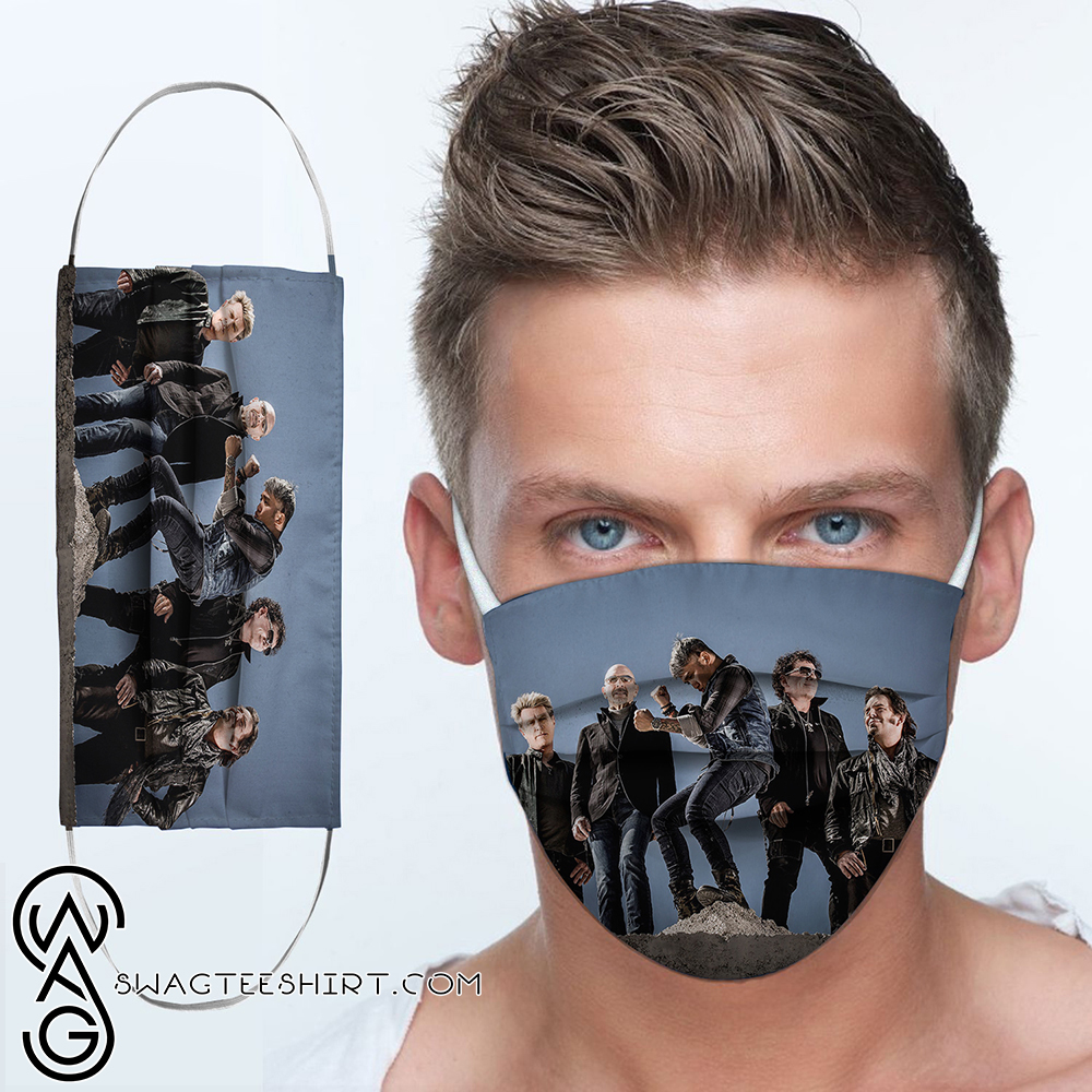 Journey rock band full printing face mask – maria