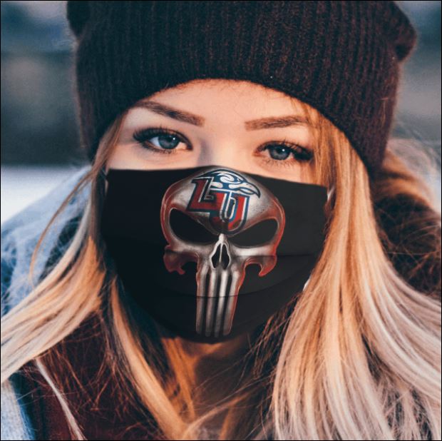 Liberty Flames The Punisher face mask