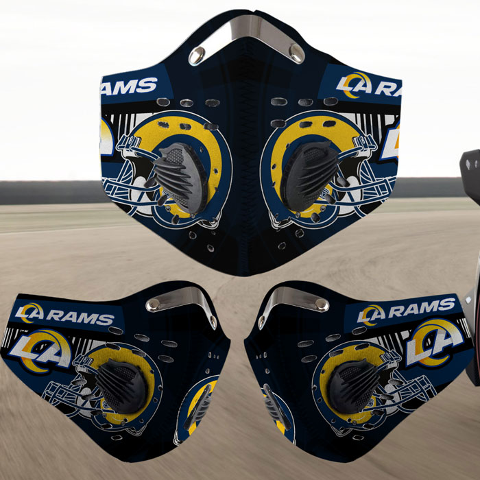 Los Angeles Rams filter face mask