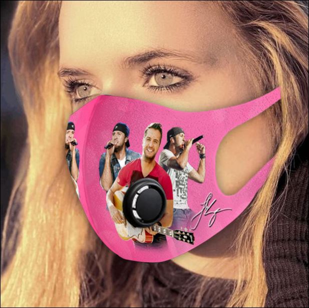 Luke Bryan filter activated carbon face mask