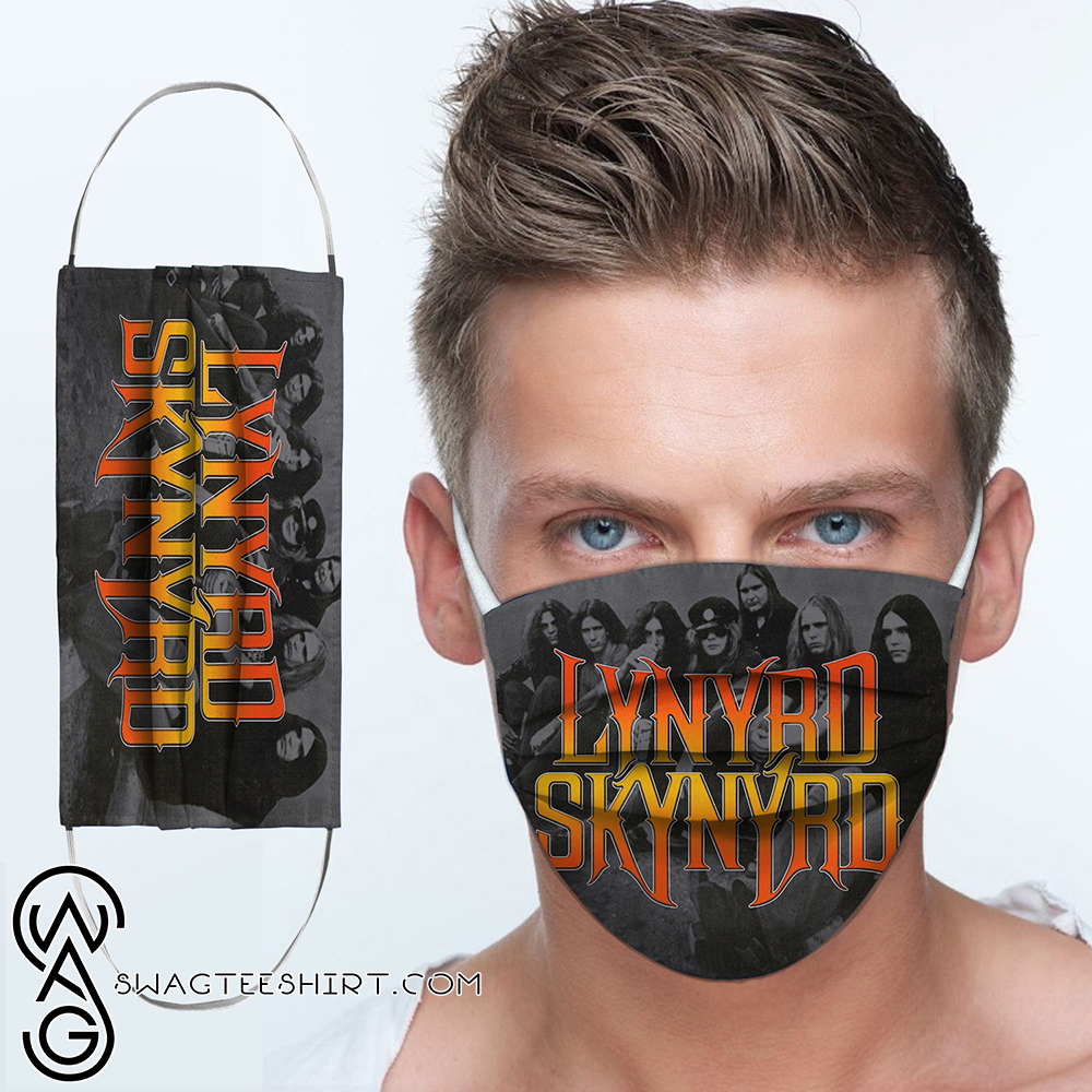 Lynyrd skynyrd rock band anti-dust cotton face mask