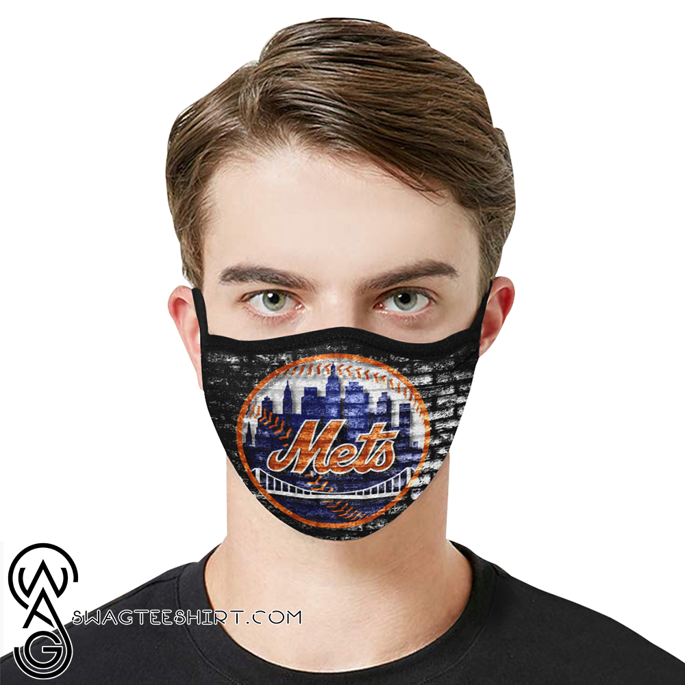 Major league baseball new york mets cotton face mask