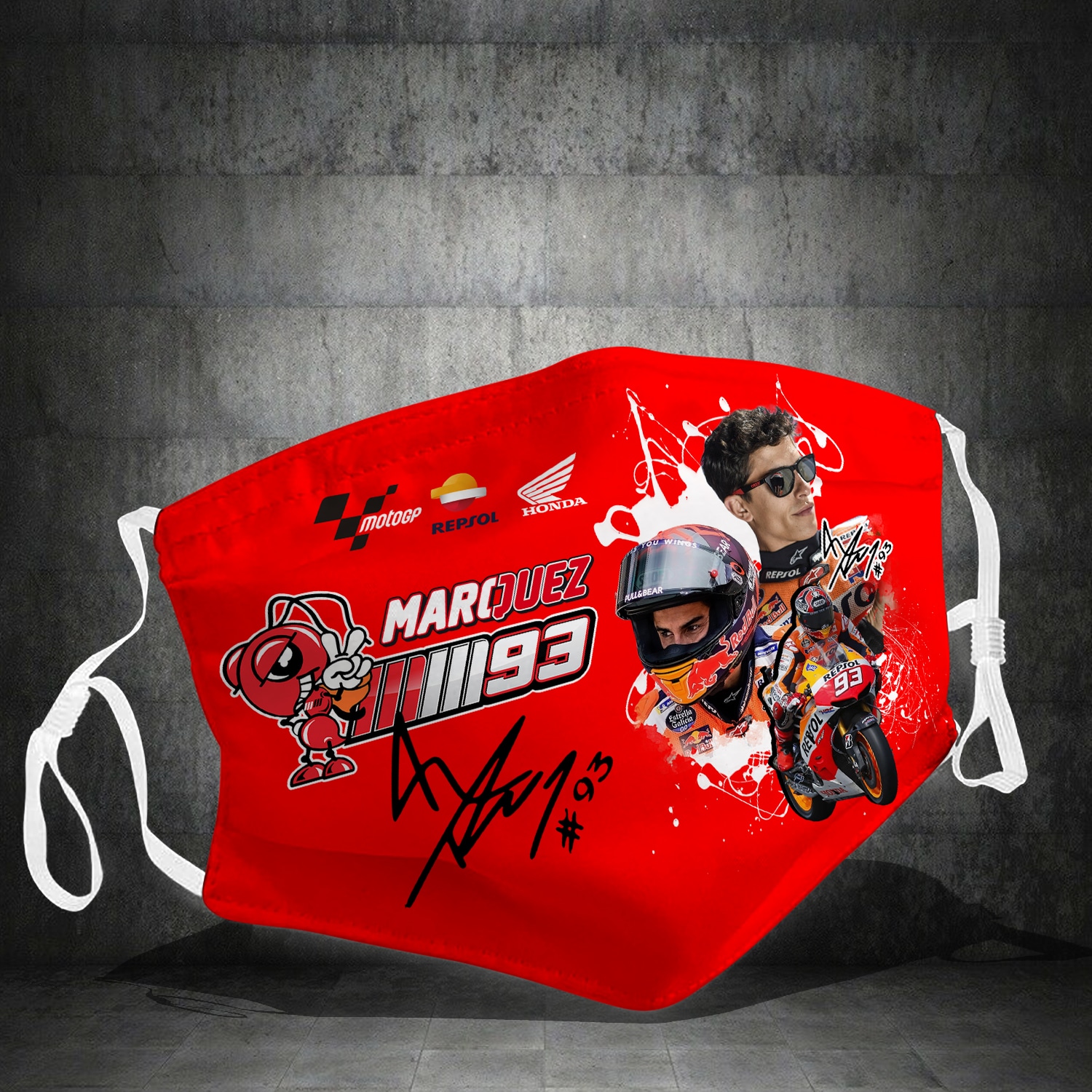 Marc Marquez 93 face mask