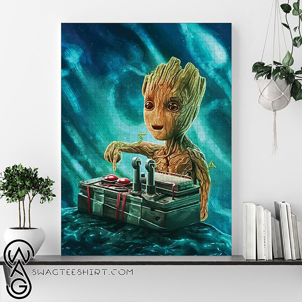 Marvel baby groot button jigsaw puzzle – maria