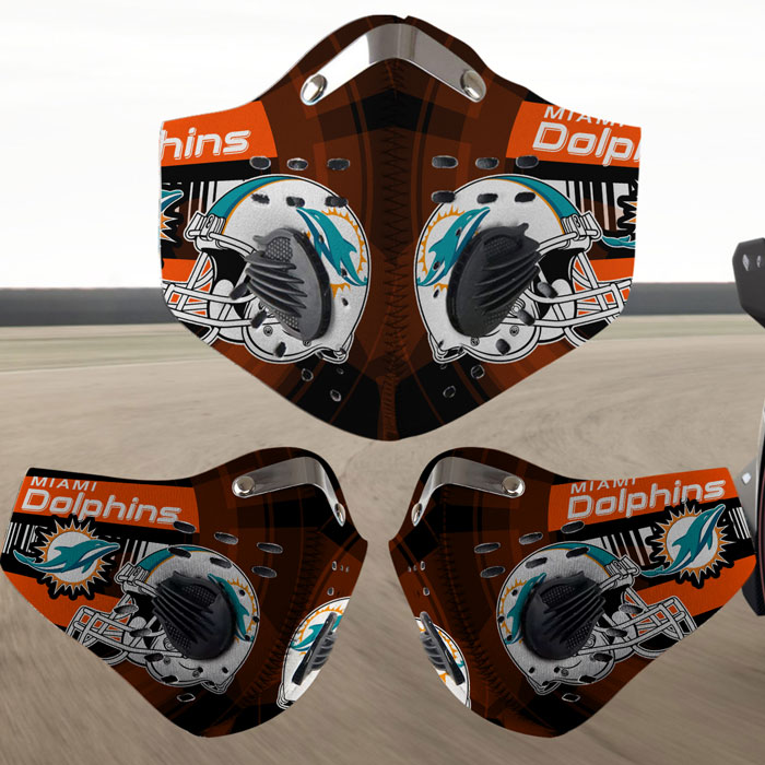Miami Dolphins filter face mask